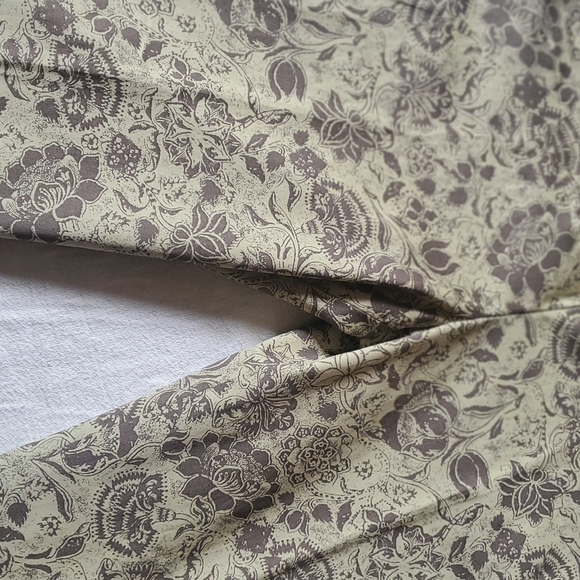 Sigrid Olsen Highland Meadow Sage Mix Side Zippered Sz. 12 Pants - Picture 6 of 12